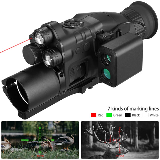 Night Vision Riflescope Monocular W/ Wifi APP 200M Range NV Scope 940nm IR Night Vision Sight Hunting Trail Camera