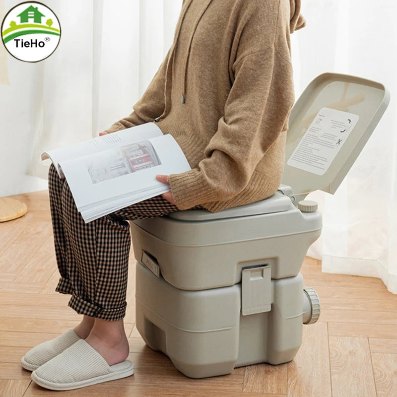 5 Gallon Portable Toilet, Flush Potty, Travel Camping, Hunting, Hiking Outdoor Closes tool, Adult Toilet, The Aged Ward Toilet