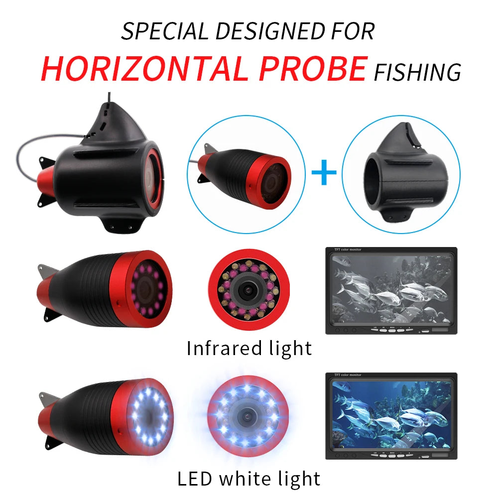 Fishing Camera （DVR）Infrared Night Version Lights 15m/30m 1000TVL Underwater Fish finder Winter Camera For Fishing