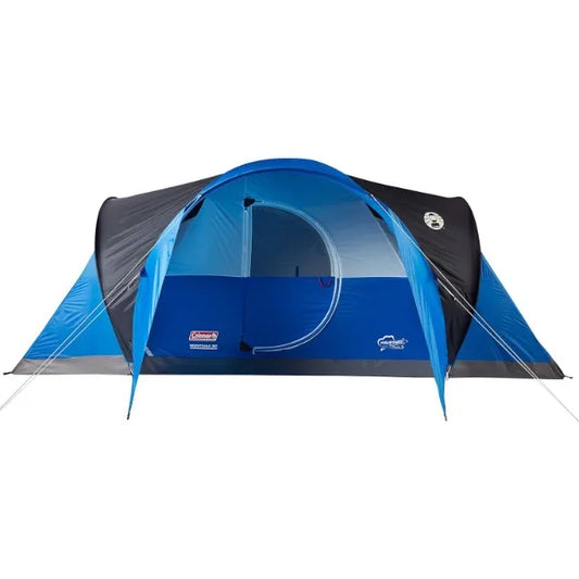 Camping Tent, 6/8 Person Family Tent with Included Rainfly, Carry Bag, and Spacious Interior