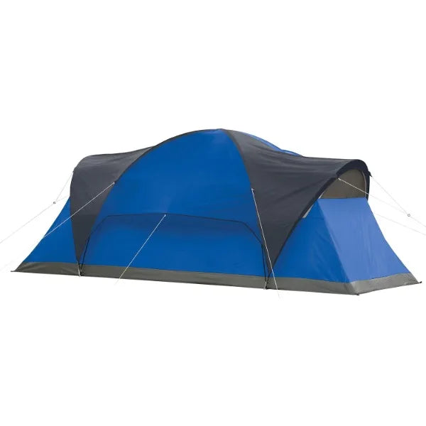 Camping Tent, 6/8 Person Family Tent with Included Rainfly, Carry Bag, and Spacious Interior