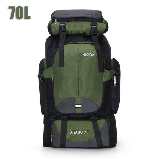 High Capacity Hiking Backpack Women Outdoor Travel Camping Backpack Men Tactics Sports Mountaineering Fishing Waterproof Bag