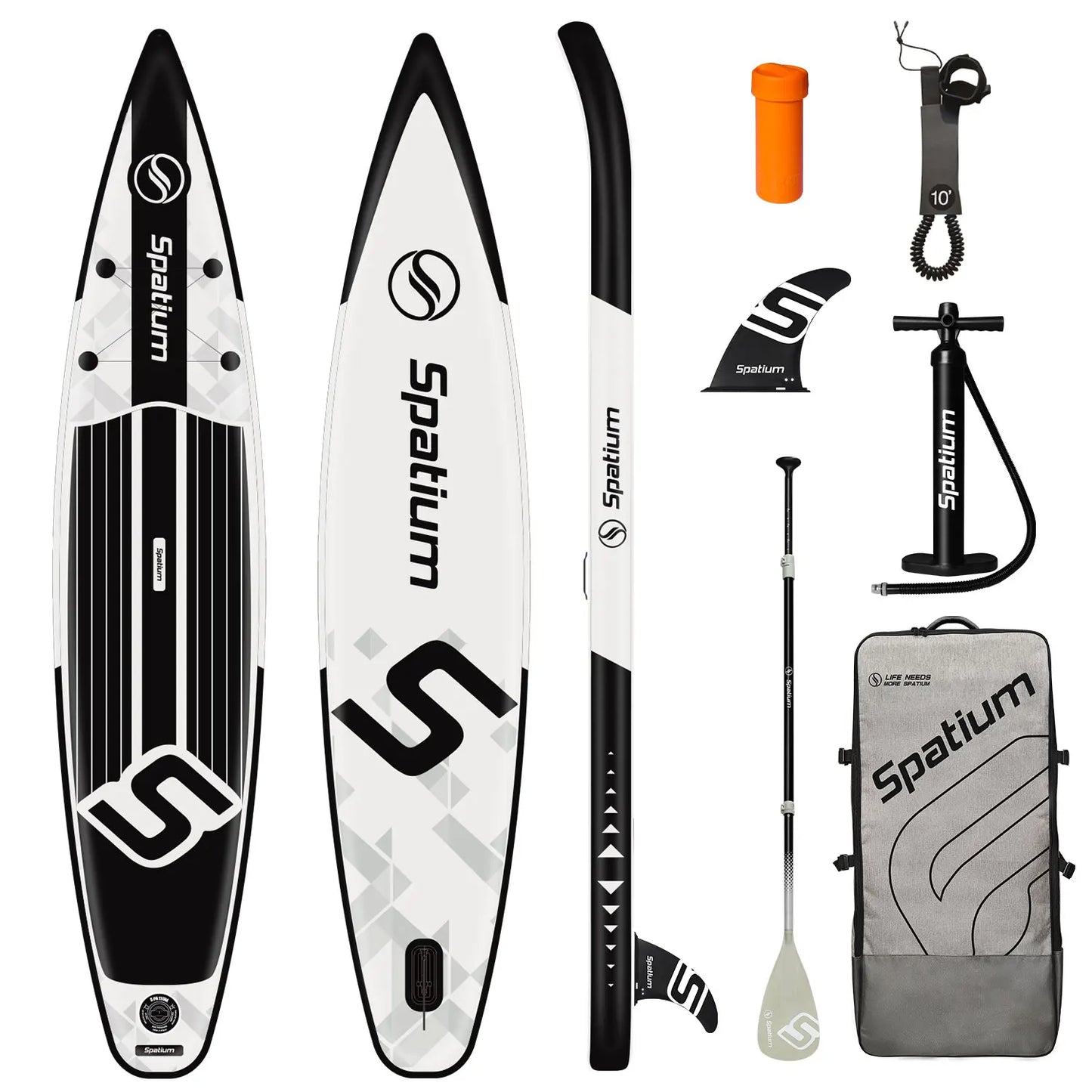 Board Portable Water Sports Air Inflatable Anti-Skid Surfing Board  Equipped With Air Pump, Backpack,