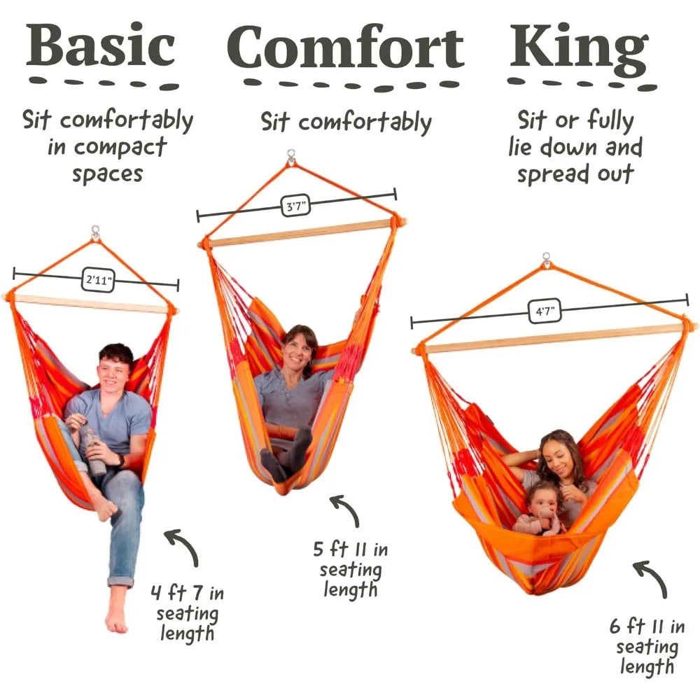 Hammock Chair Bedroom Camping Tent Hanging Swing Chair Tear Resistant