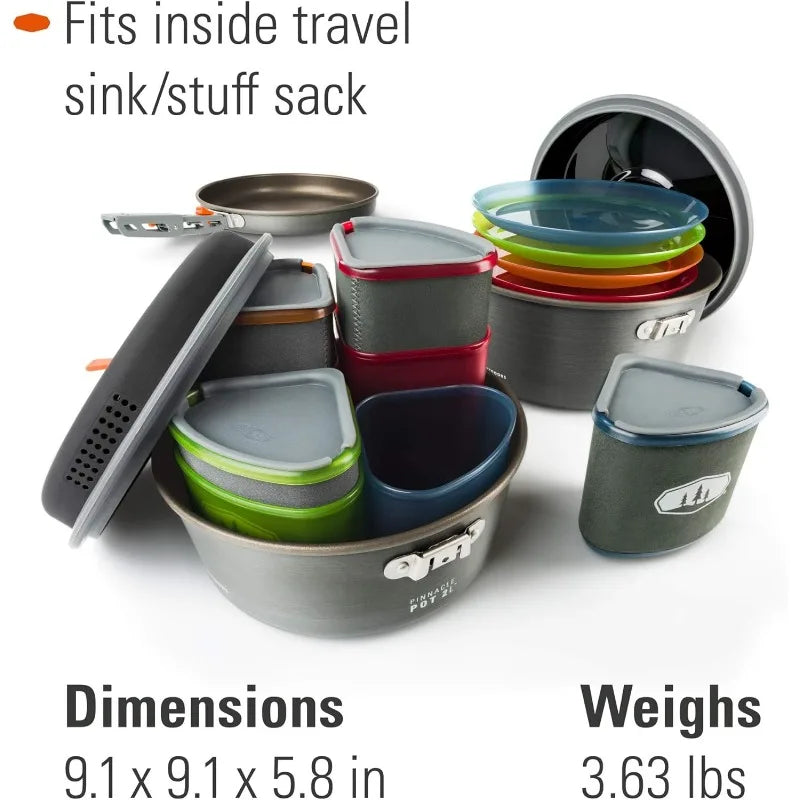 Camper Cooking & mess kit: The Camper is a complete solution for cooking and eating while camping