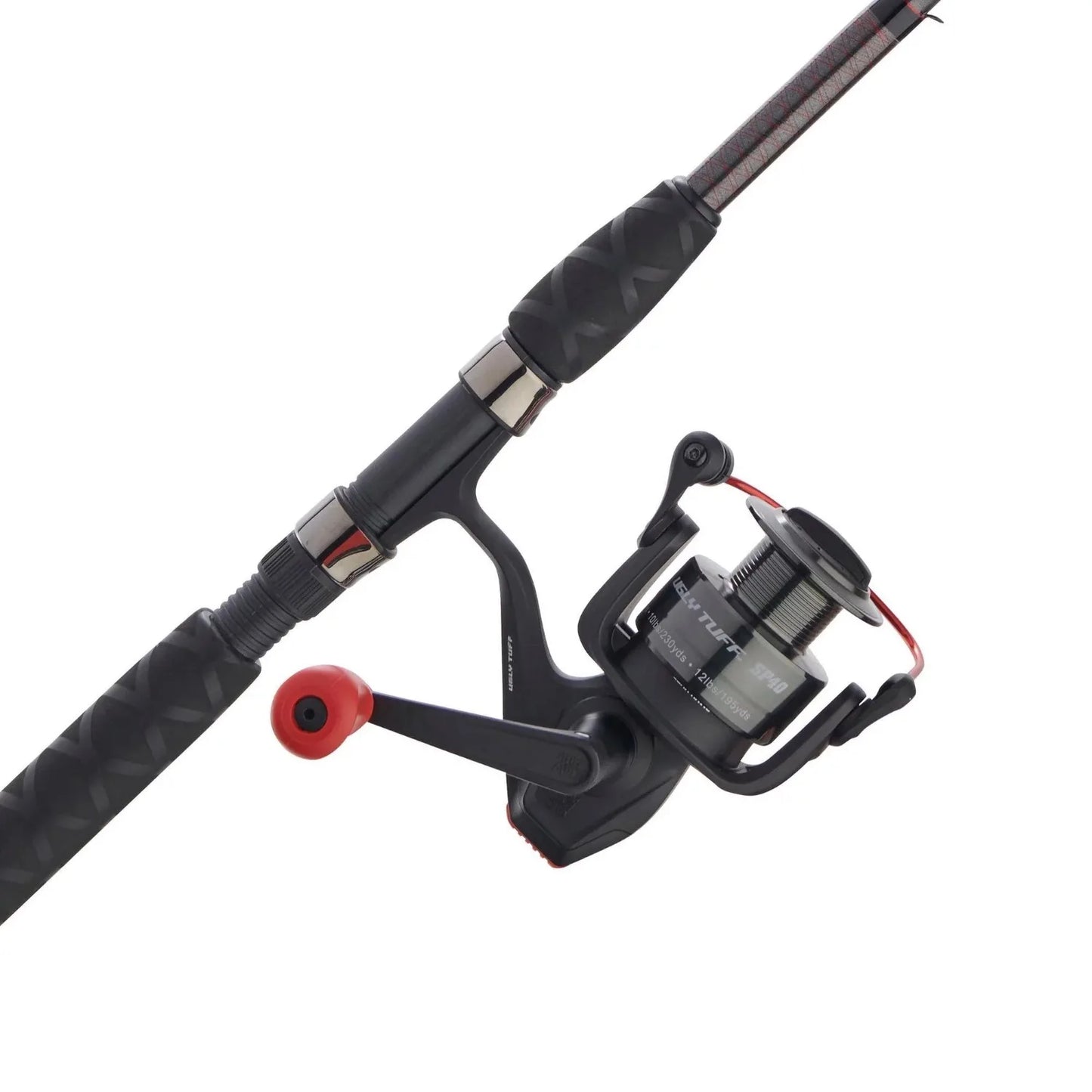 6’6” Ugly Tuff Fishing Rod and Reel Spinning Combo Medium Heavy