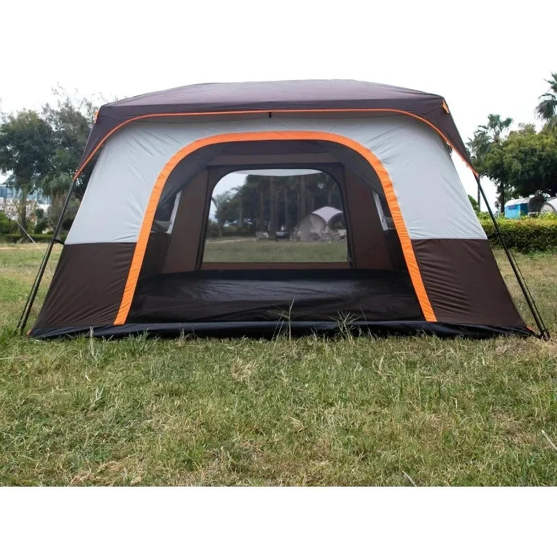 Extra Large Tent 10/12/14 Person,Family Cabin Tents,Waterproof,Double Layer,Big Tent for Outdoor,Picnic,Camping,Family Gathering - Get Outdoors Now