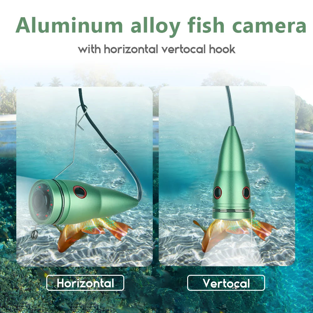 7 Inch Underwater Fishing Camera 20M Infrared 6PCS Lights Waterproof Fish Finder Camera For Winter Ice / Sea Fishing