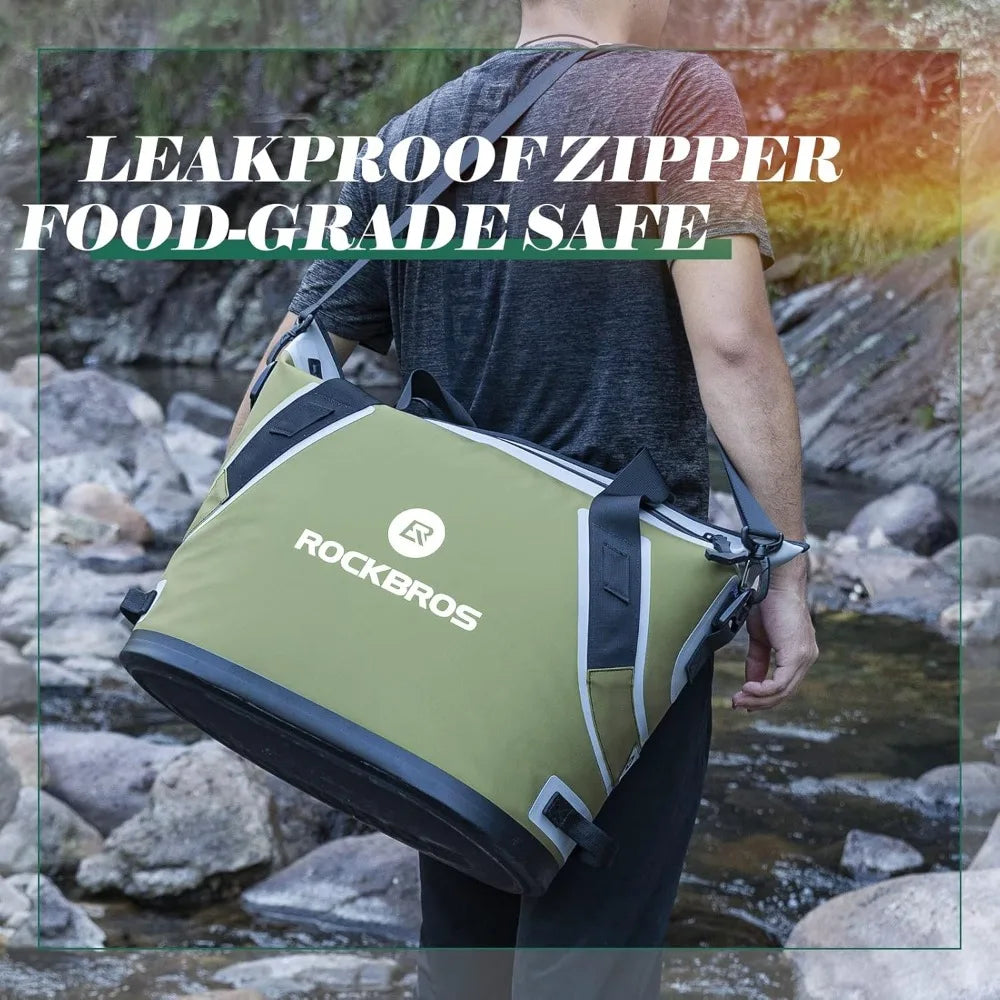 Soft Cooler Insulated Leak Proof  Bag Portable 36 Can Large Soft Sided Coolers Waterproof Insulated Pack Cooler for Travel