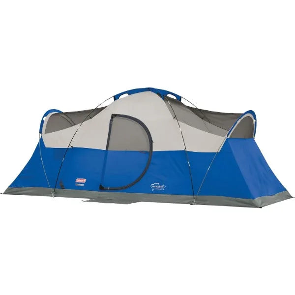 Camping Tent, 6/8 Person Family Tent with Included Rainfly, Carry Bag, and Spacious Interior