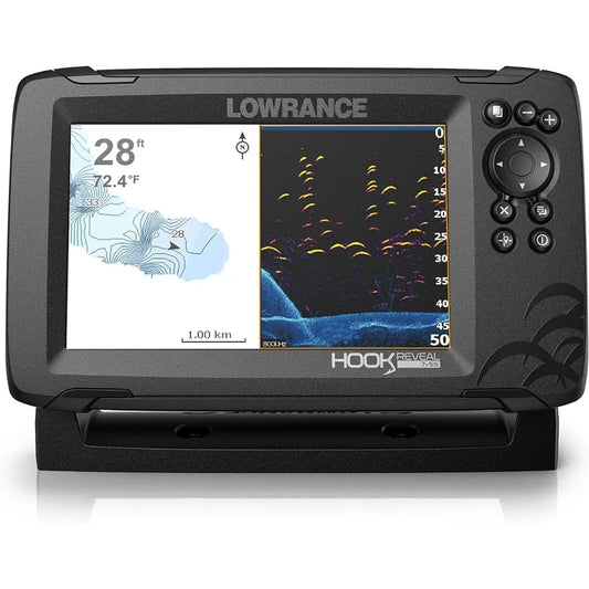 7 Inch Fish Finders With Transducer Fising Plus Optional Preloaded Maps Fish Finder