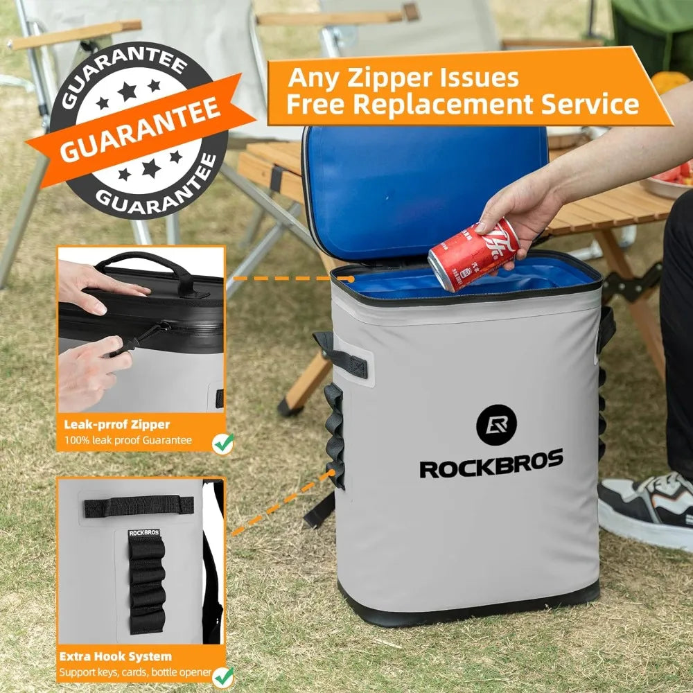 Backpack Cooler Leak-Proof Soft Sided Cooler Waterproof Insulated Backpack