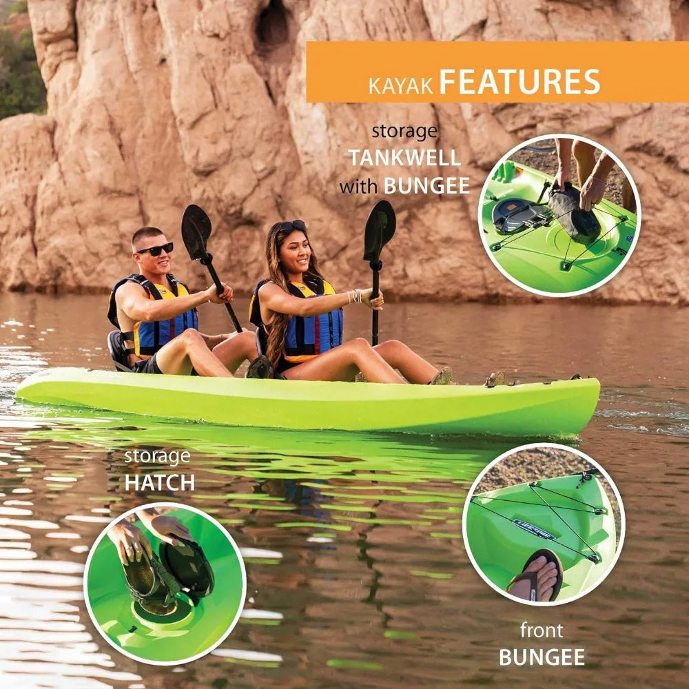 10'6” Racing Boats and Kayaking Sit-On-Top Kayak Sports Fishing Kayak Accessories Lime Boat Inflatable Kayaks