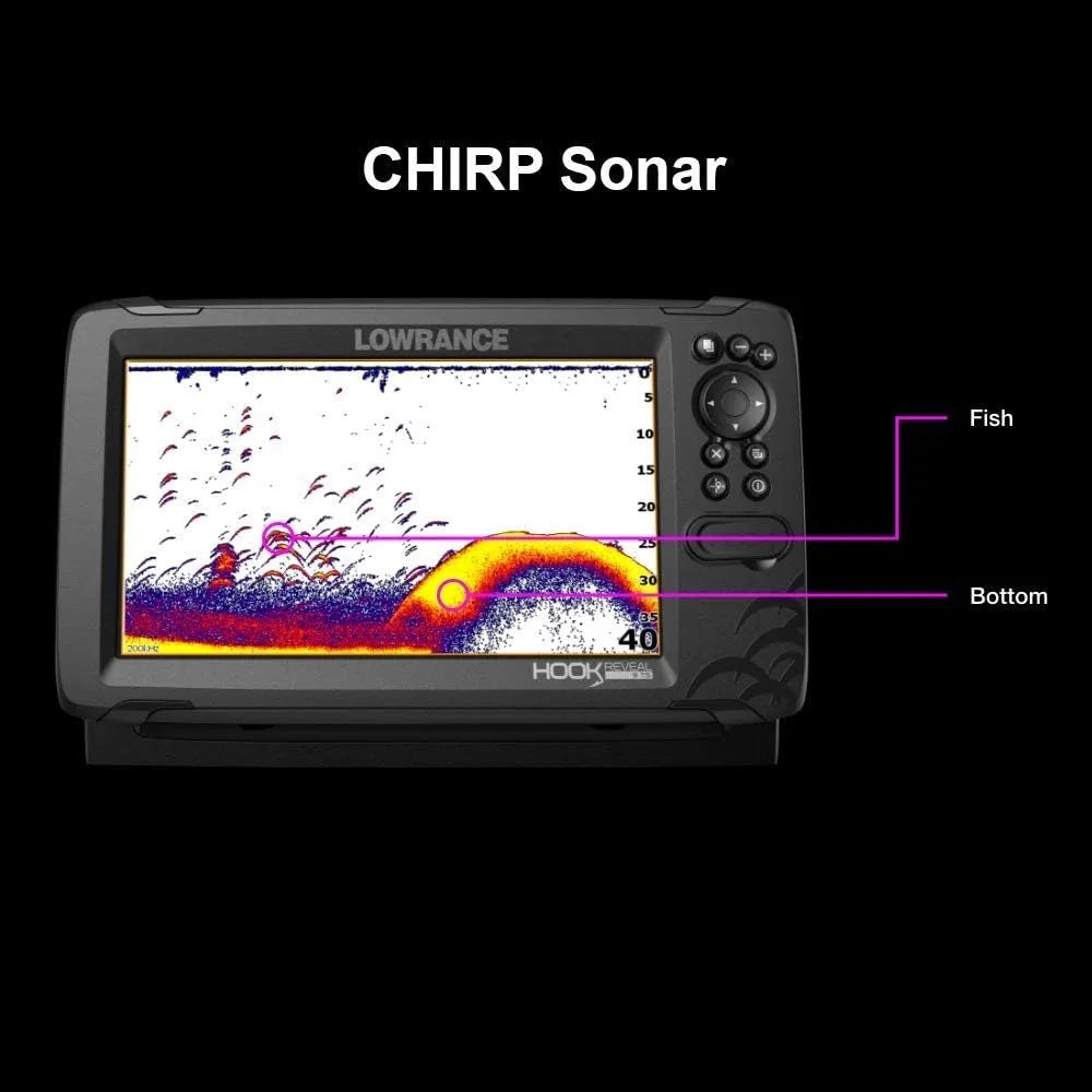 Reveal 9 inch Fish finders with Pre-loaded C-MAP Options