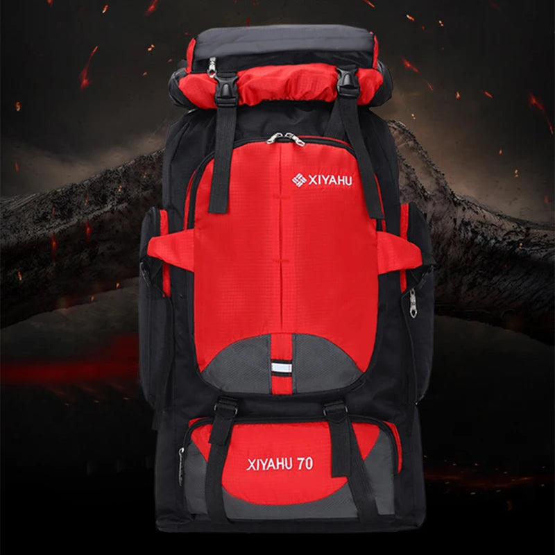 High Capacity Hiking Backpack Women Outdoor Travel Camping Backpack Men Tactics Sports Mountaineering Fishing Waterproof Bag