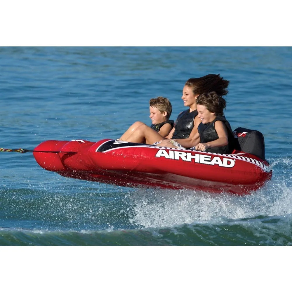 Towable 1-3 Rider Models, Tube for Boating and Water Sports, Heavy Duty Full Nylon Cover