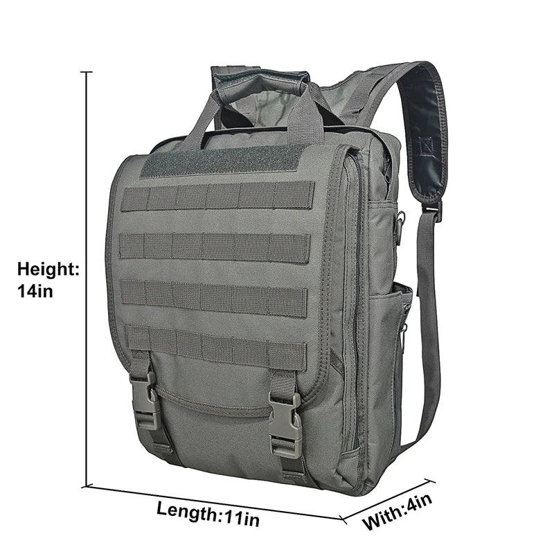 Laptop Bag Tactical Messenger Bags Computer Backpack Fanny Belt Shoulder Camping, hiking Outdoor Sports Bag - Get Outdoors Now