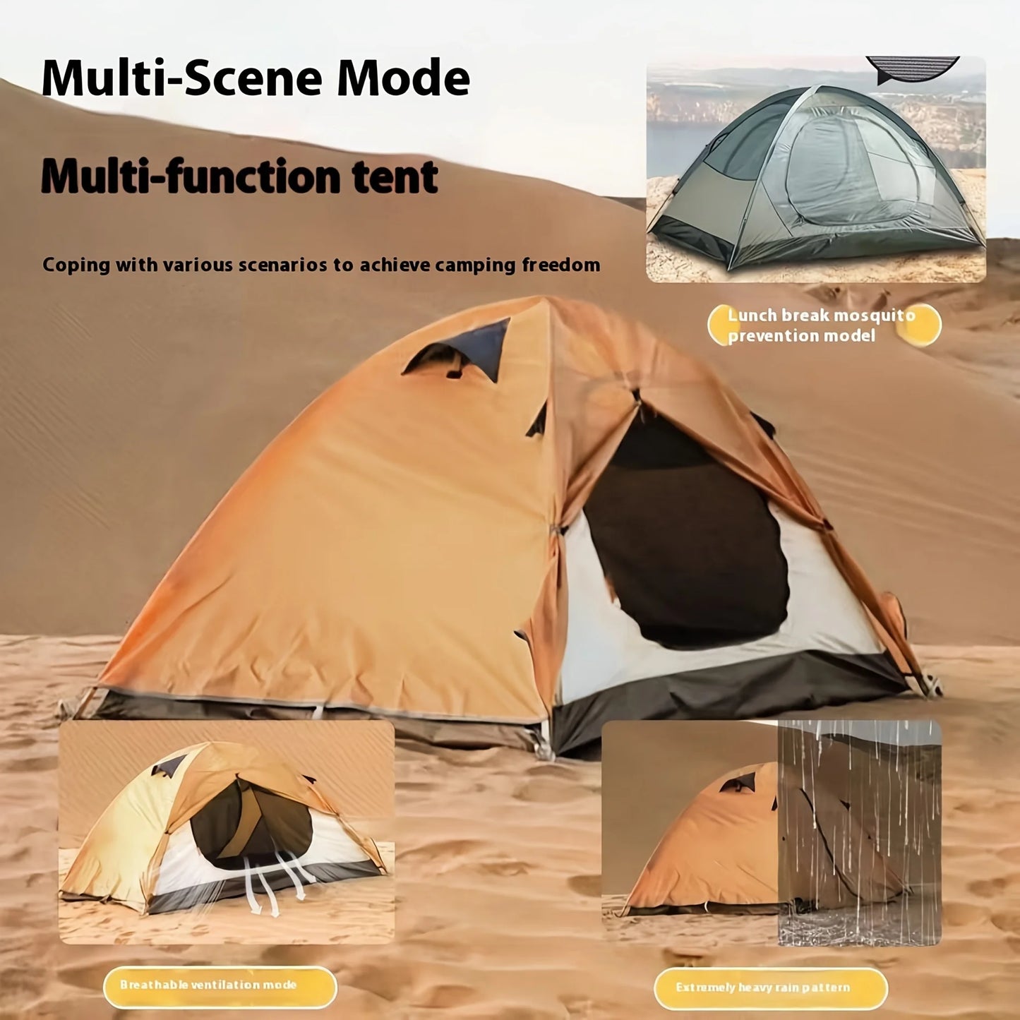 Camping Tent Lightweight Backpacking Tent - Get Outdoors Now