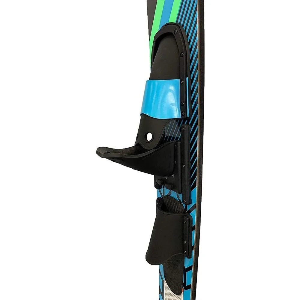 Water Skis - Adult Black/Blue