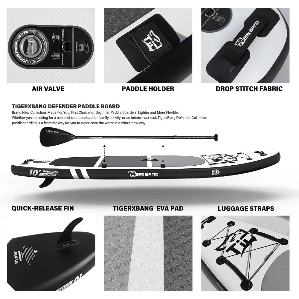 Water Sport Paddle Board With Premium SUP Board Accessories Allround Paddle Boards for Adults/Kids Wake board Surfboard