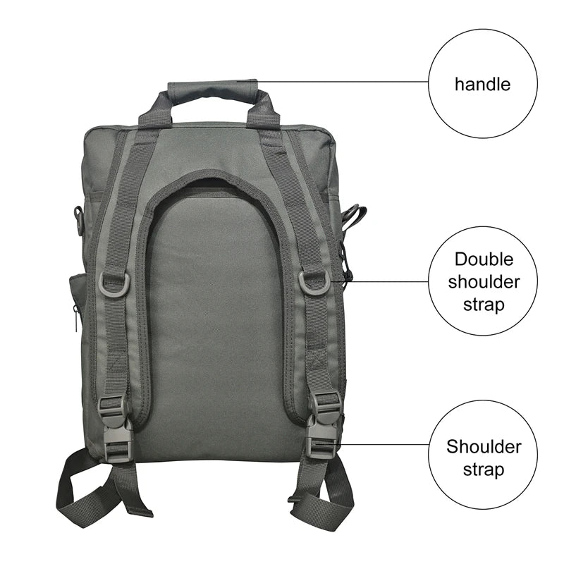 Laptop Bag Tactical Messenger Bags Computer Backpack Fanny Belt Shoulder Camping, hiking Outdoor Sports Bag - Get Outdoors Now