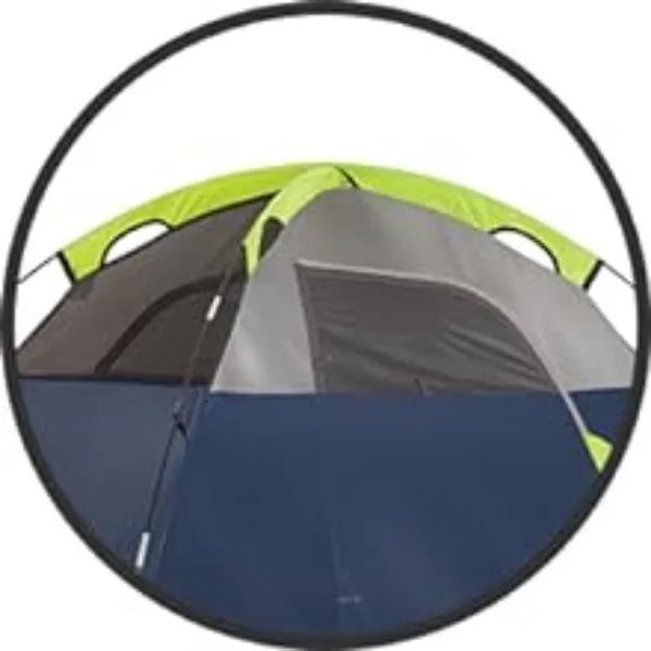 Camping Tent with Instant Setup, Weatherproof Tent with Weather Tec Technology, Double-Thick Fabric